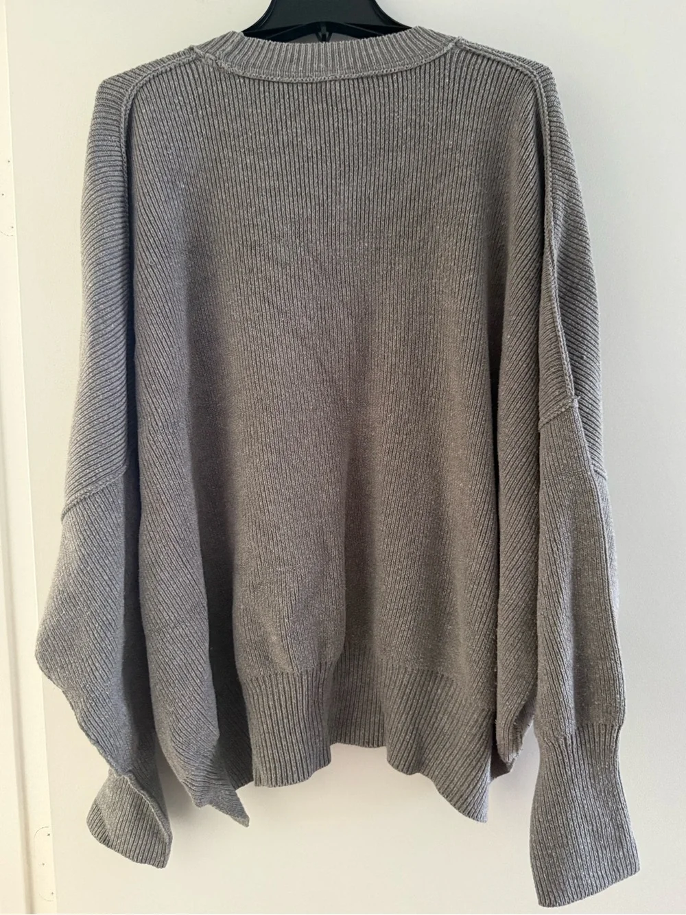 Free People Easy Street Tunic Sweater Grey